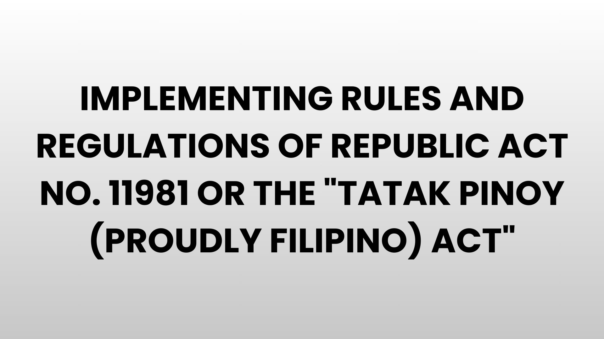 DTI - Department Administrative Order No. 24-01 Series of 2024